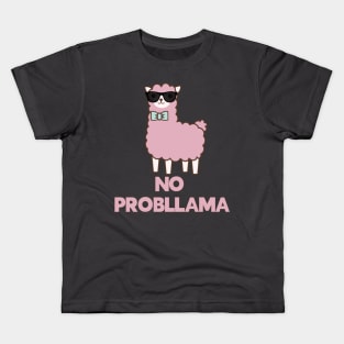 No Probllama Kids T-Shirt